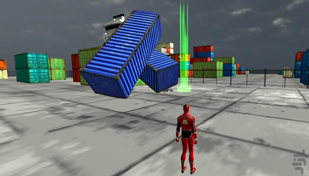 بازی سوپرمن قهرمان - Gameplay image of android game