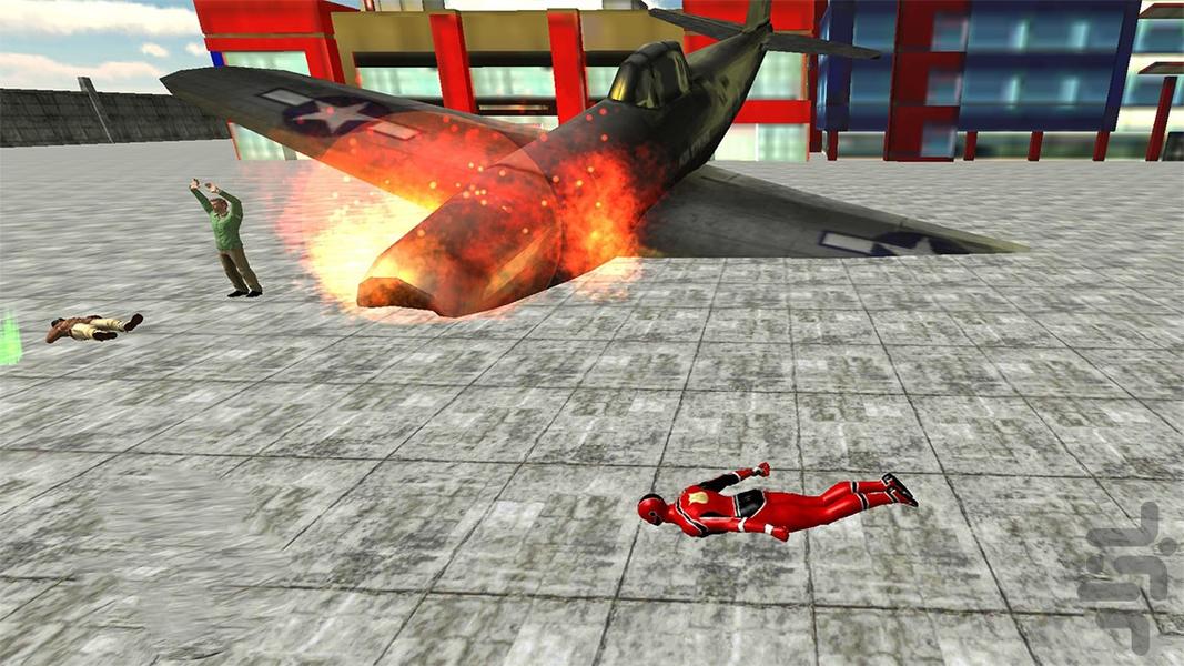 بازی سوپرمن قهرمان - Gameplay image of android game