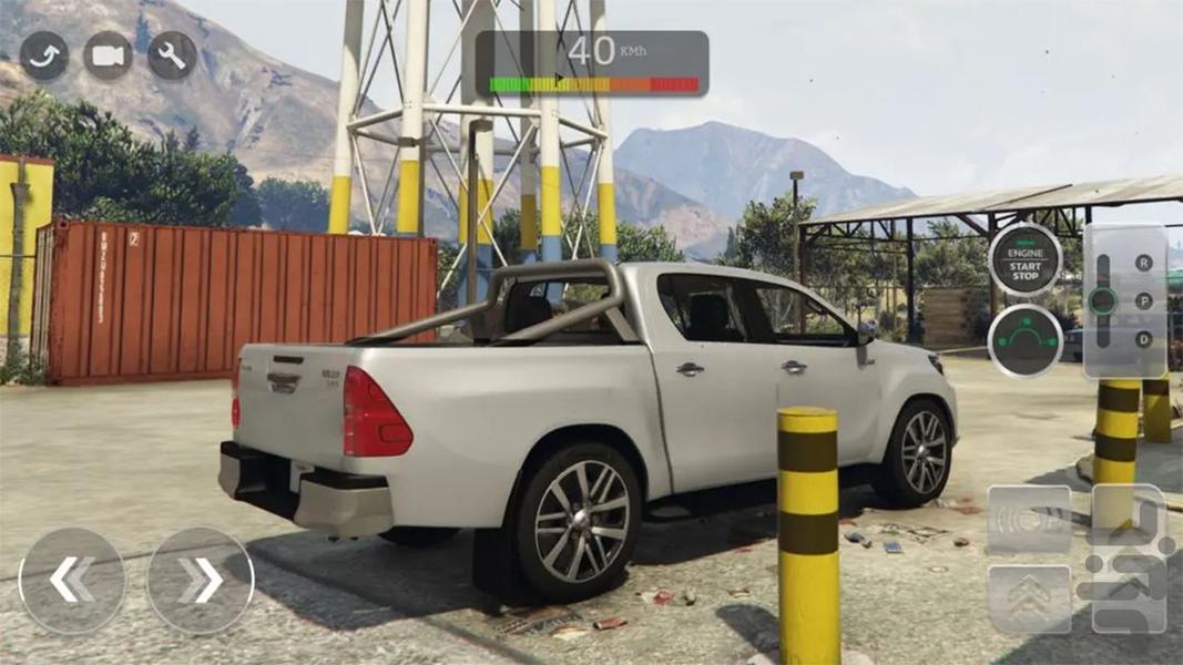 بازی رانندگی با تویوتا | ماشین بازی - Gameplay image of android game