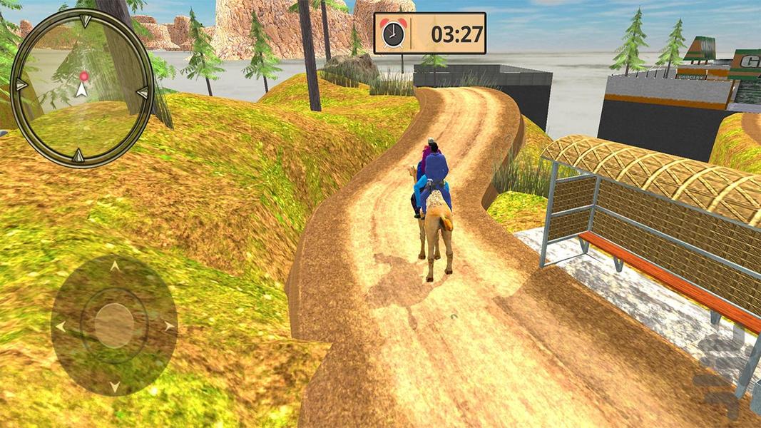 بازی شتر سواری | بازی جدید - Gameplay image of android game