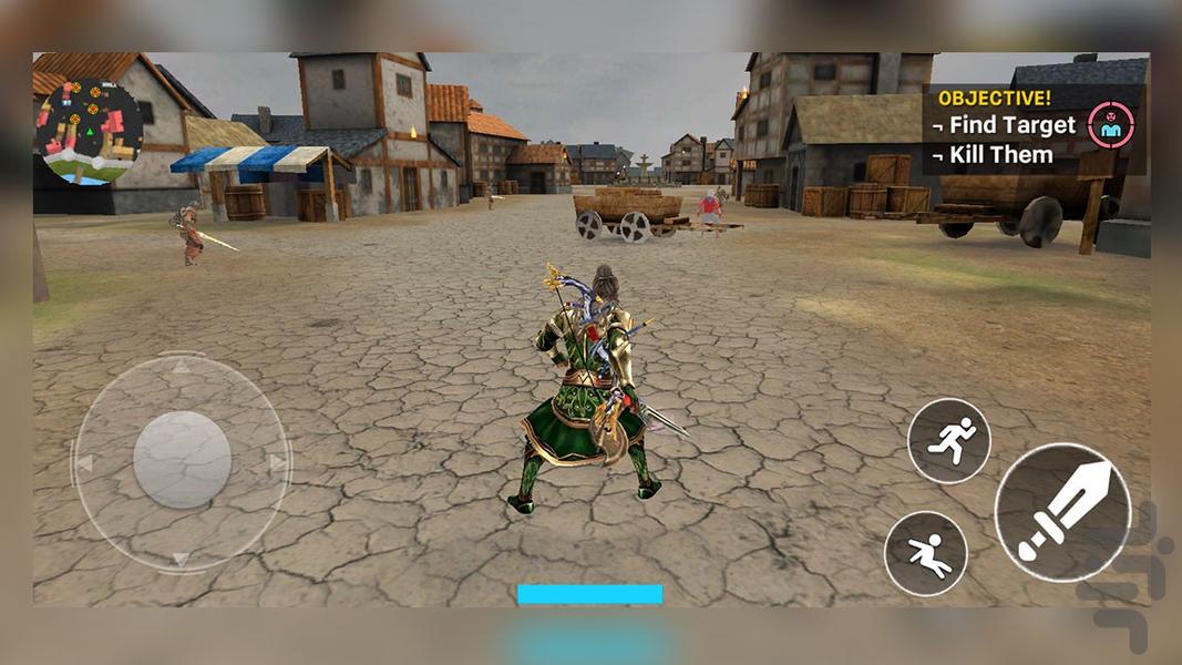 شمشیر بازی - Gameplay image of android game