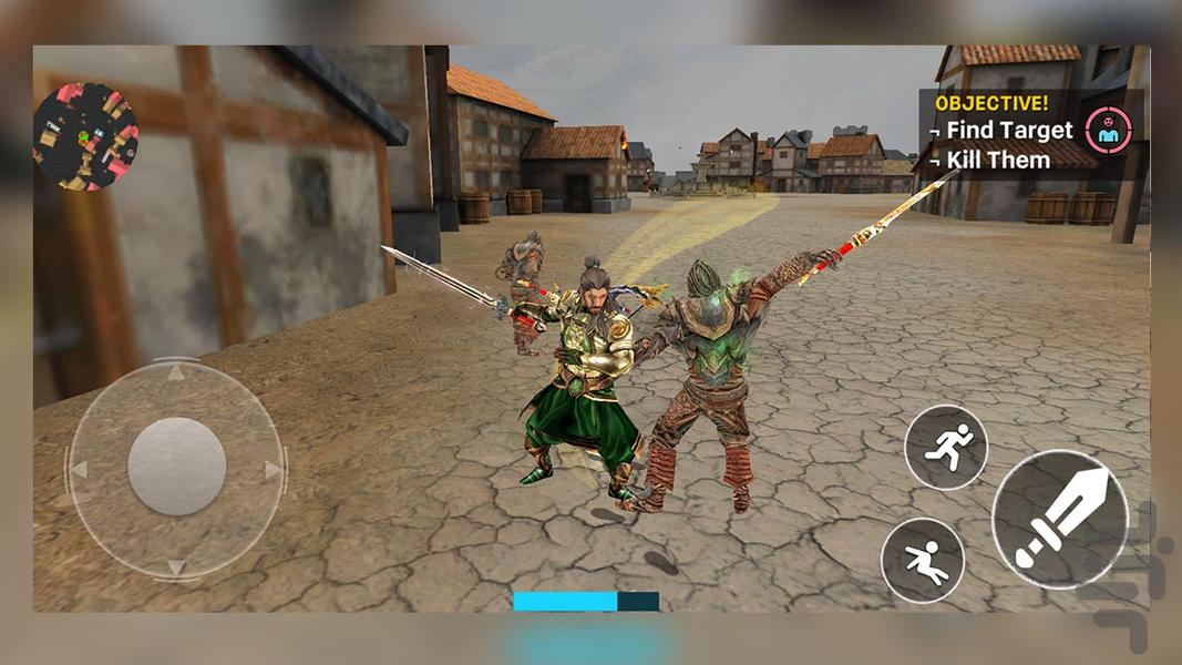 شمشیر بازی - Gameplay image of android game