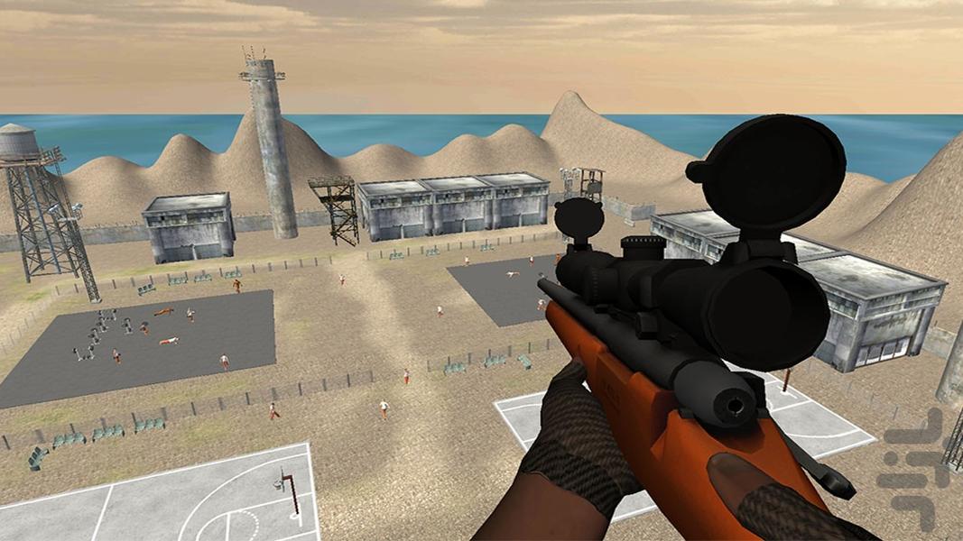 بازی تک تیر انداز | بازی تفنگی - Gameplay image of android game