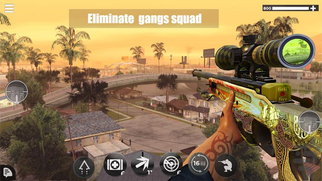 بازی تک تیرانداز | ماموریتی | تفنگی - Gameplay image of android game