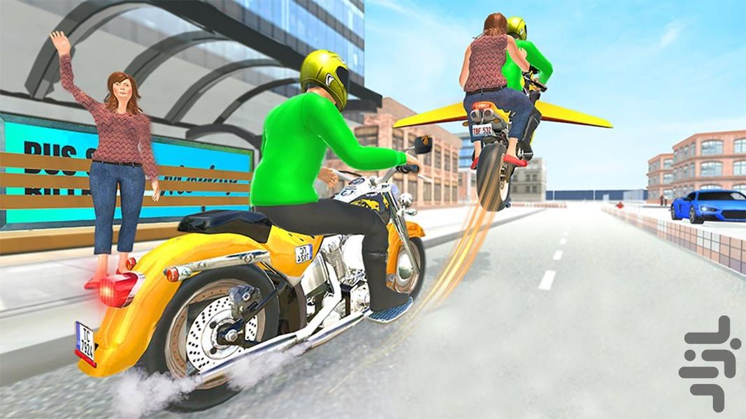 بازی  موتور پرنده - Gameplay image of android game