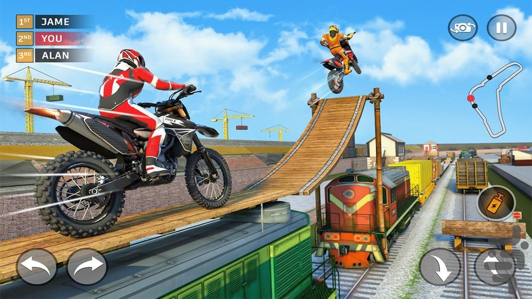 بازی موتور کراس | موتور سواری - عکس بازی موبایلی اندروید