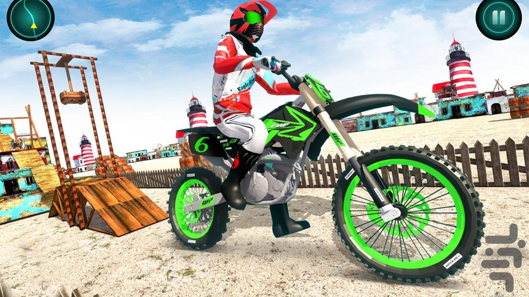 بازی موتور کراس | موتور سواری - عکس بازی موبایلی اندروید