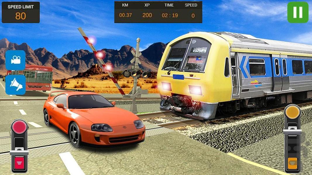 بازی رانندگی با قطار | مترو - Gameplay image of android game