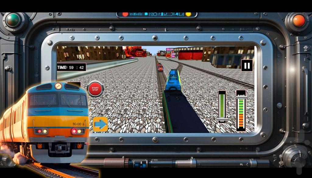 بازی رانندگی با قطار | مترو - عکس بازی موبایلی اندروید