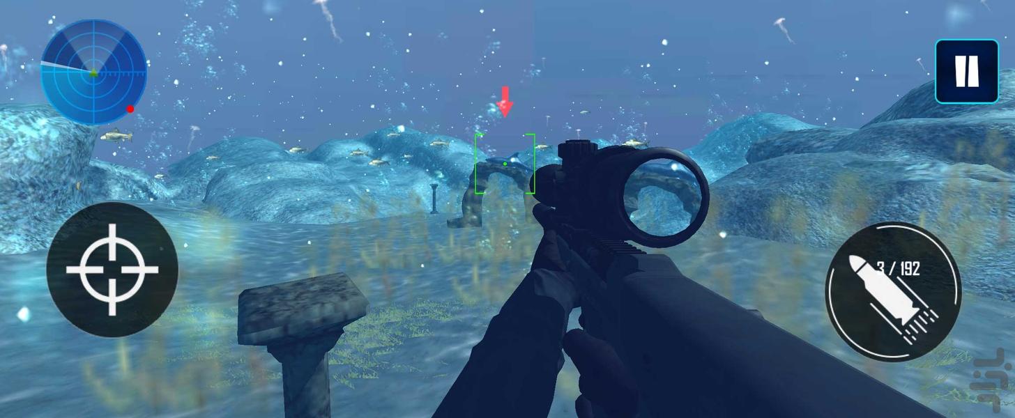 شکار کوسه و نهنگ | بازی تفنگی - عکس بازی موبایلی اندروید