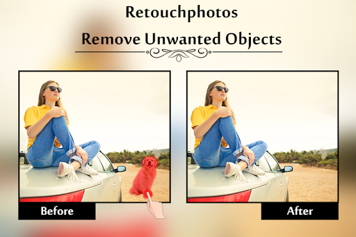 Retouch Photos : Remove Unwanted Object From Photo - عکس برنامه موبایلی اندروید