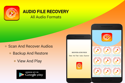 Audio Files Recovery - عکس برنامه موبایلی اندروید