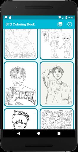 Download Bts K Pop Coloring Books For Android Download Cafe Bazaar