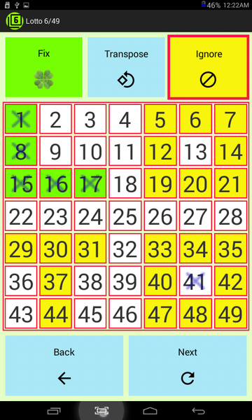 Lotto 6/49 - Image screenshot of android app