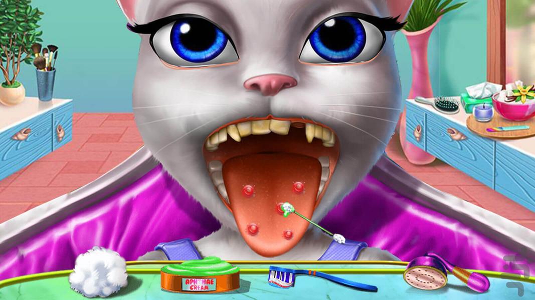 Angela's dental game - Gameplay image of android game