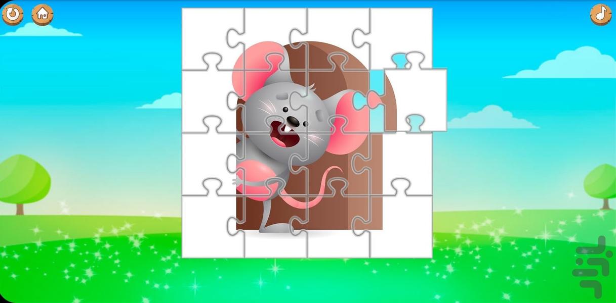 پازل حیوانات - عکس بازی موبایلی اندروید