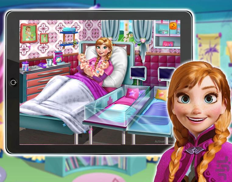 Take care of Anna's baby - Gameplay image of android game