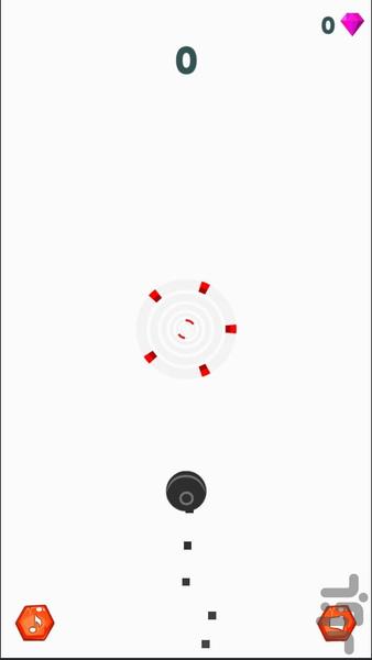 Spiral Bounce Ball - Gameplay image of android game