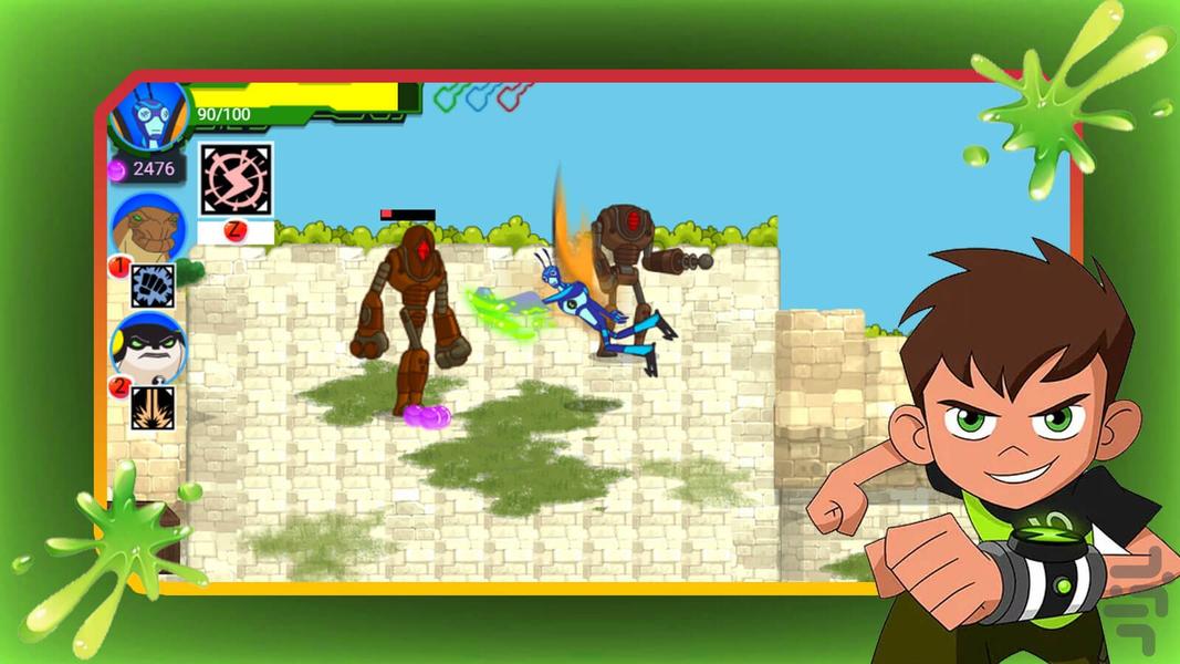 ben 10 game - Gameplay image of android game