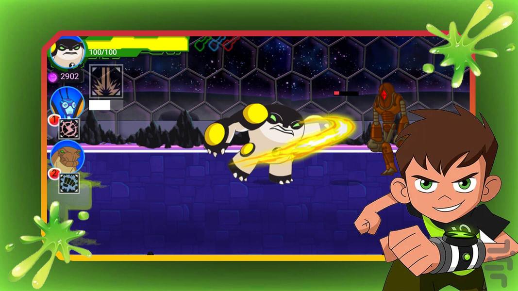 ben 10 game - Gameplay image of android game