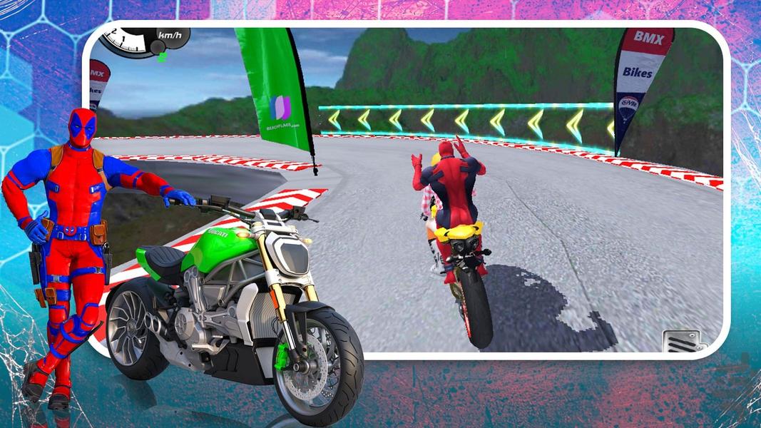 بازی موتور قهرمانان - Gameplay image of android game