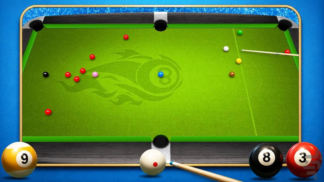 بازی بیلیارد - Gameplay image of android game
