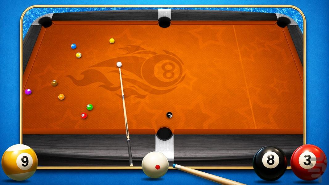 بازی بیلیارد - Gameplay image of android game