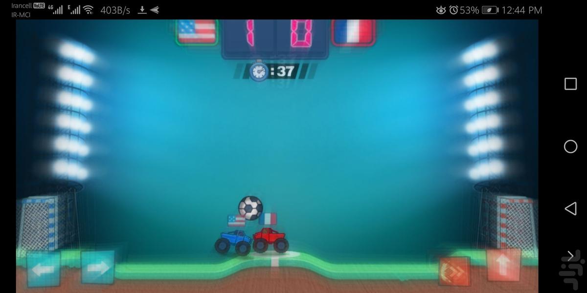 بازی ماشین فوتبالی - عکس بازی موبایلی اندروید