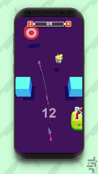بازی ضربه چاقو - Gameplay image of android game