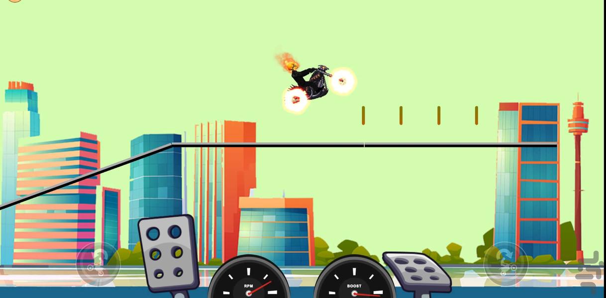 موتور سواری - Gameplay image of android game