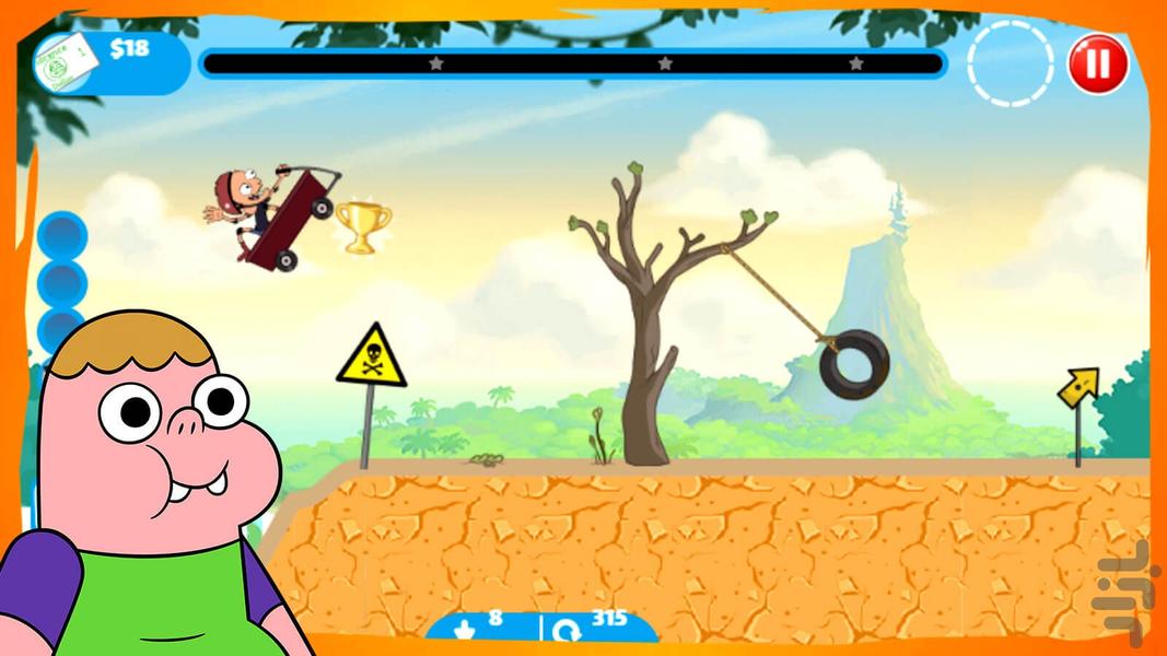 Clarence game - Gameplay image of android game
