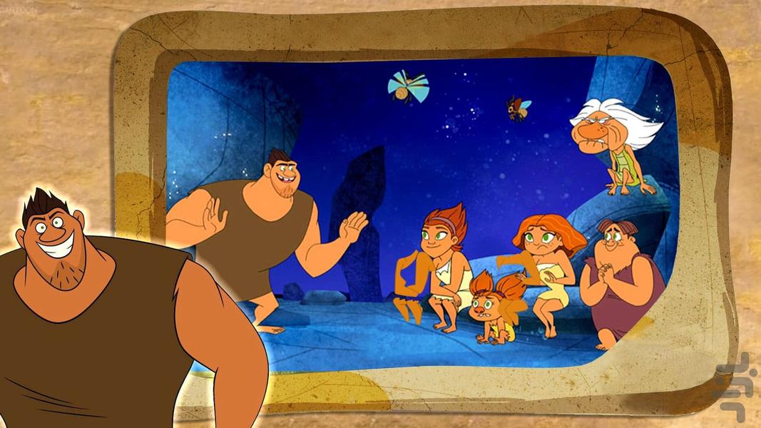 کارتون ظهور غارنشینان - Gameplay image of android game