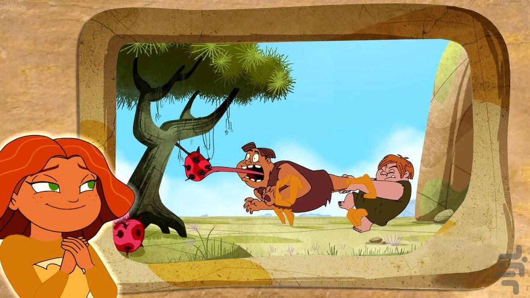 کارتون ظهور غارنشینان - Gameplay image of android game