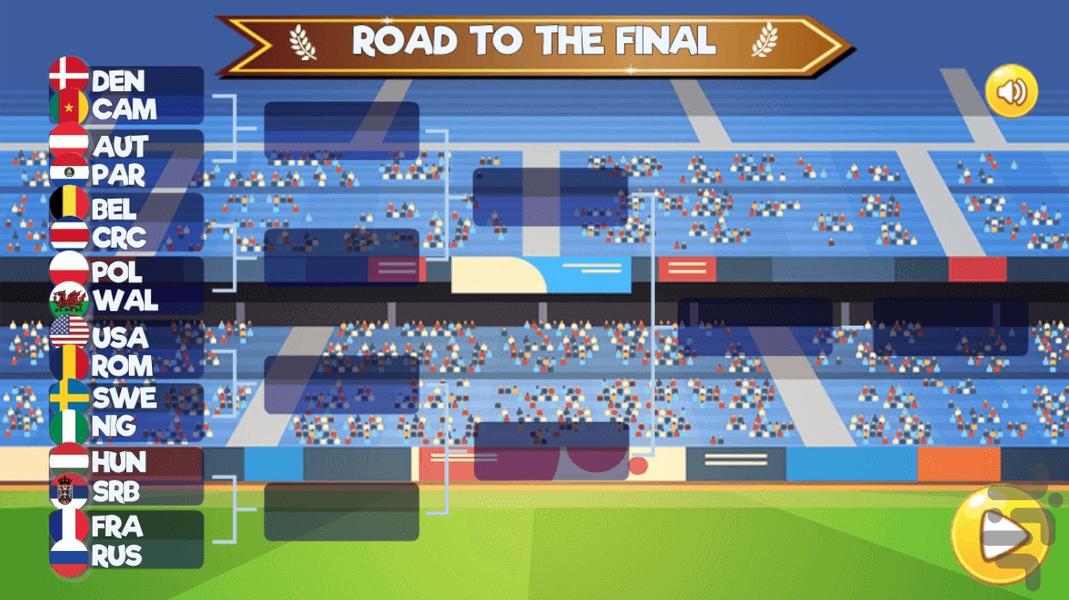 Play soccer for two - Gameplay image of android game