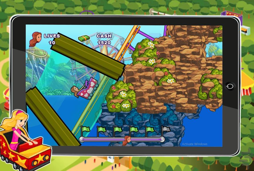 بازی ترن هوایی - Gameplay image of android game