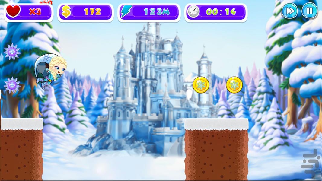 Game Elsa Warrior - Gameplay image of android game