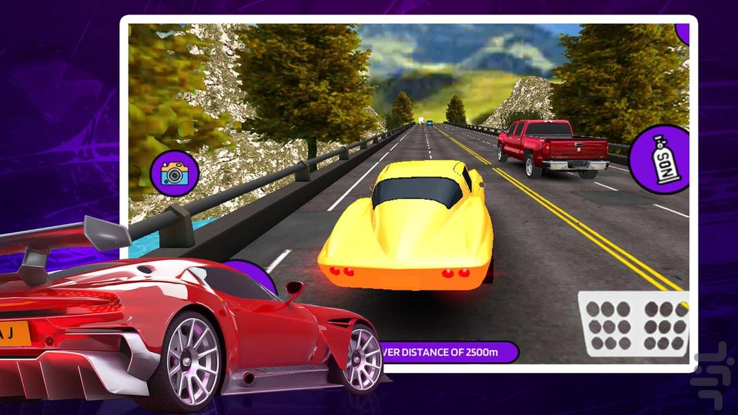 بازی ماشین - Gameplay image of android game