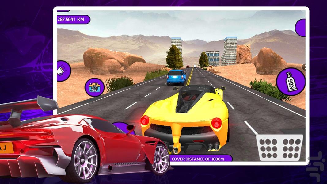 بازی ماشین - Gameplay image of android game
