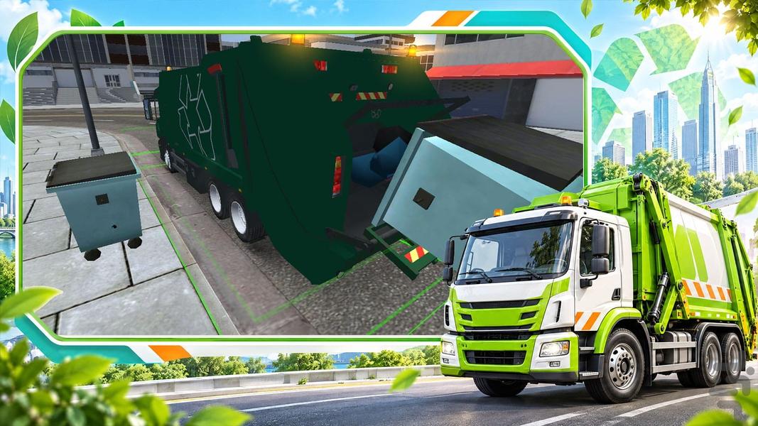 بازی ماشین حمل زباله - عکس بازی موبایلی اندروید