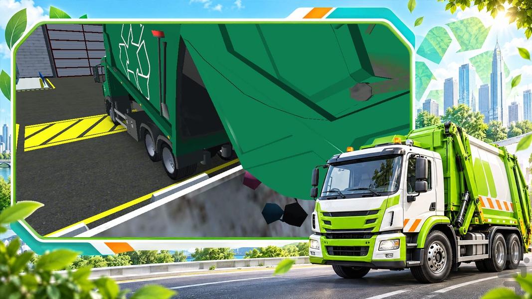 بازی ماشین حمل زباله - عکس بازی موبایلی اندروید