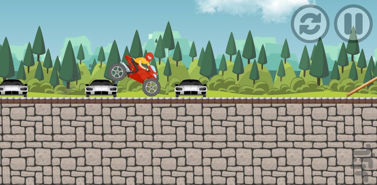 Bike Stunt Challenge - Gameplay image of android game