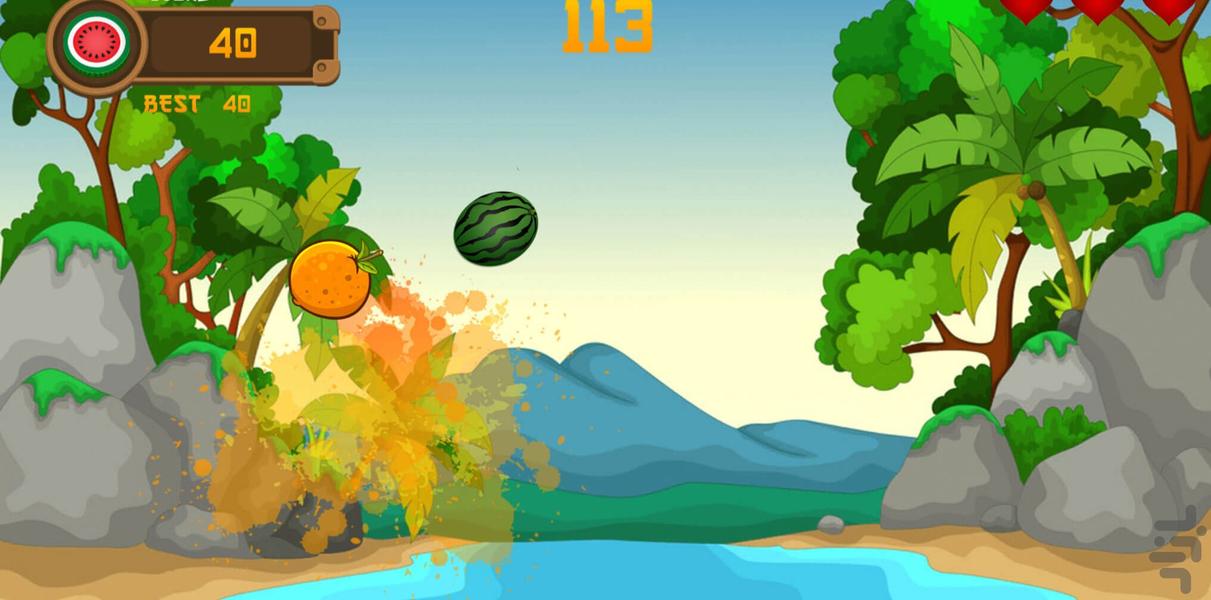 Fruit Slice - Gameplay image of android game