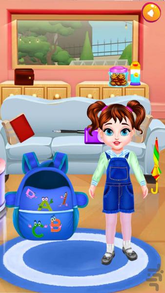 The little girl and the zoo game - Gameplay image of android game