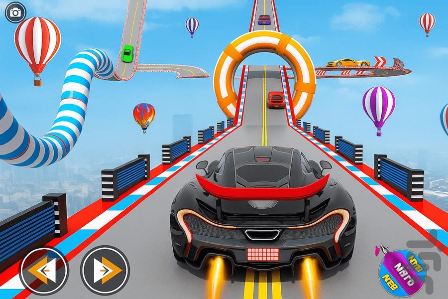 Racing car game - Gameplay image of android game