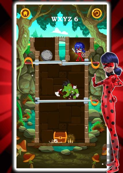 بازی نجات دختر کفشدوزکی - عکس بازی موبایلی اندروید