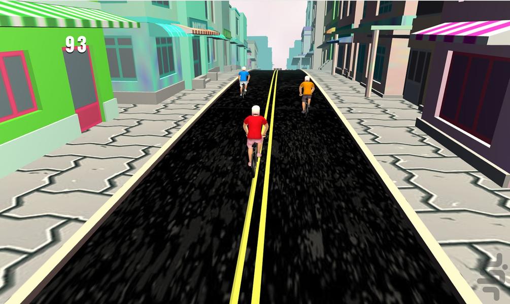 Game Cycling - Gameplay image of android game