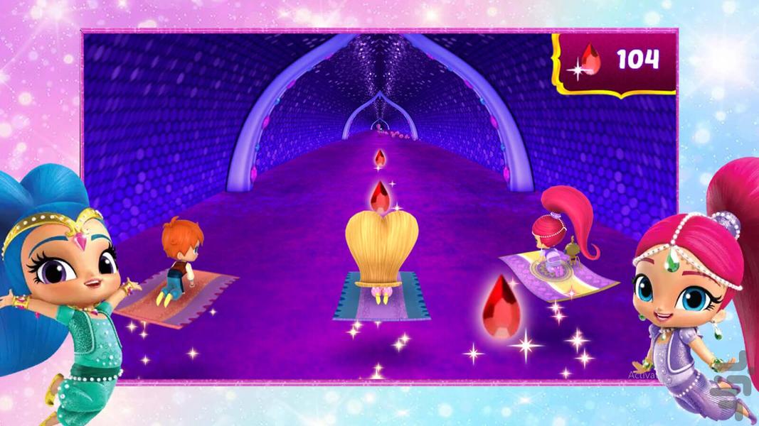 Shimmer and shine game - Gameplay image of android game