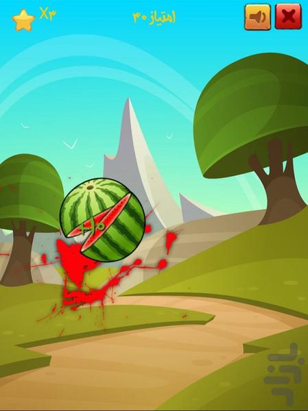 بازی میوه قاچ کن - عکس بازی موبایلی اندروید