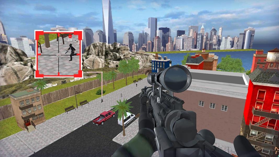 بازی تفنگی تک تیر انداز - Gameplay image of android game