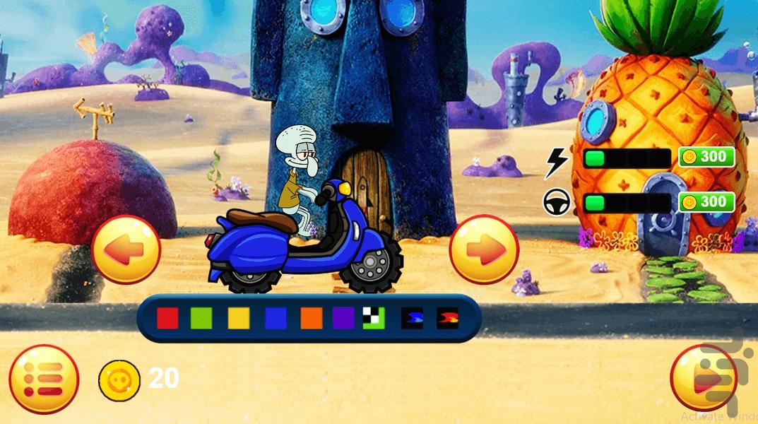 بازی ماشین سواری باب اسفنجی - عکس بازی موبایلی اندروید